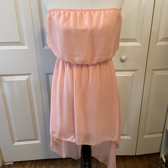 Poetry Other - Women  Strapless Blouse High Low Poetry Coral Pink size large